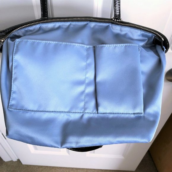 COACH Black Quilted Signature Stitch Nylon Tote - Picture 5 of 10